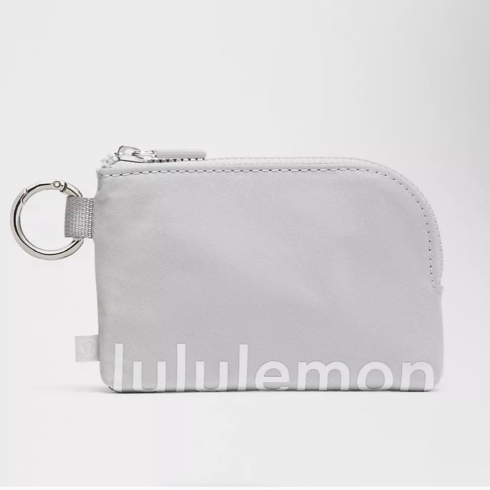 lululemon athletica Silver/Light Gray Key & Card Holder